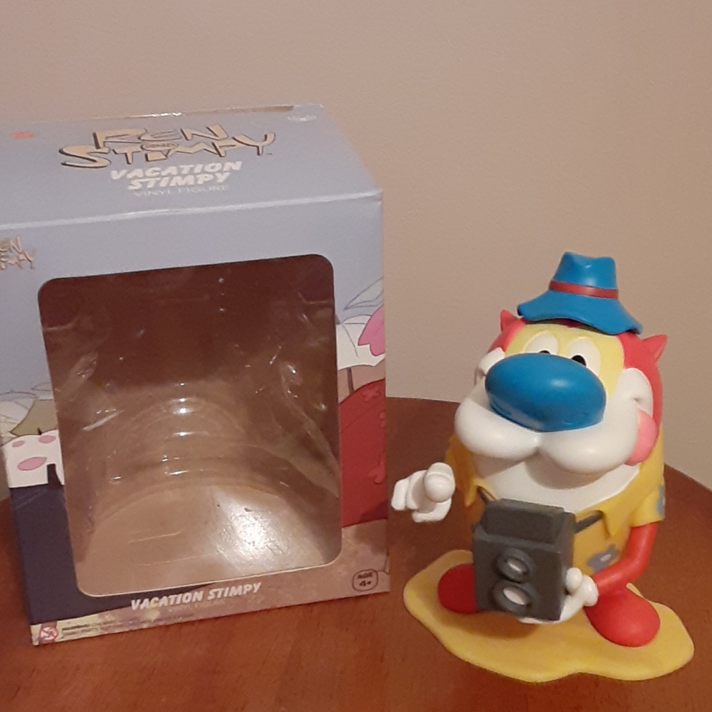 Vacation Stimpy Vinyl Figure From Ren and Stimpy